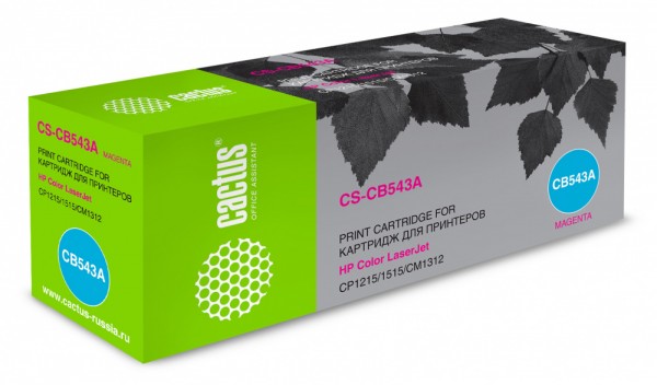  CACTUS CS-CB543A   HP Color LaserJet CP1215, 1515, CM1312, , 1400 .