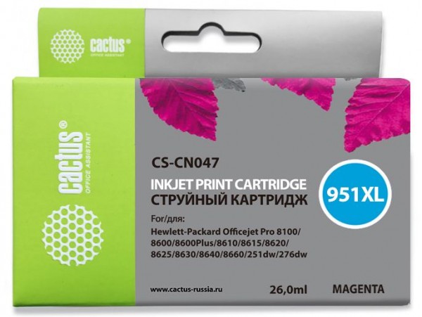  CACTUS CS-CN047  951XL  HP OfficeJet Pro 8100, 8600 