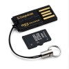 Kingston (MRG2+SDC4-4GB) Устройство чтения MicroSD карт памяти  Generation 2 + карта памяти microSD 4ГБ класс 4