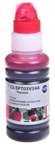 Чернила Cactus CS-EPT03V34A 101M пурпурный 70мл для Epson L4150 L4160 L6160 L6170