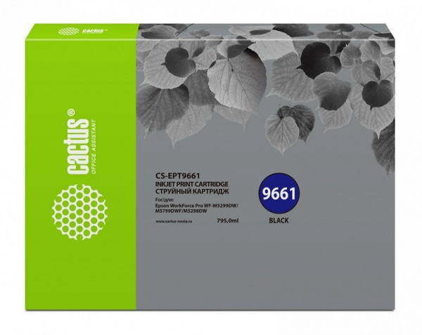  Cactus CS-EPT9661   795  Epson WorkForce Pro WF-M5299DW M5799DWF