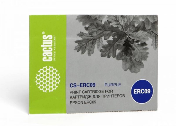 Совместимый картридж ленточный Cactus CS-ERC09 пурпурный для Epson ERC09