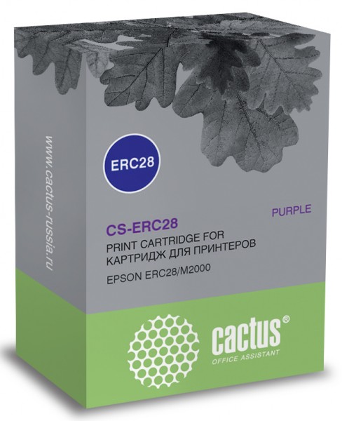 Совместимый картридж ленточный Cactus CS-ERC28 фиолетовый для Epson ERC28 M2000