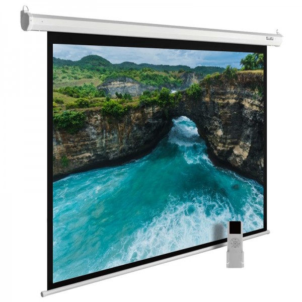 Экран Cactus 150x200см MotoExpert CS-PSME-200X150-WT настенно-потолочный рулонный моторизованный привод 