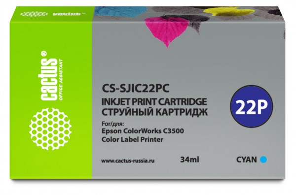  Cactus CS-SJIC22PC  (34)  Epson ColorWorks C3500
