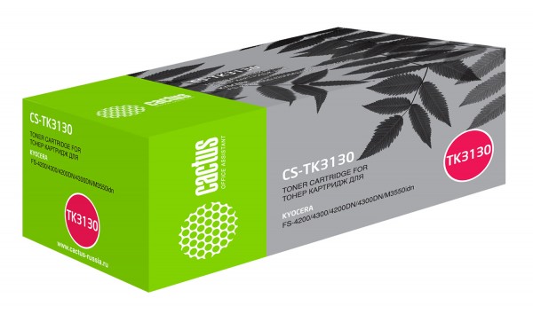 Картридж Cactus CS-TK3130 совместимый Kyocera Mita FS 4200, 4300, 4200DN, 4300DN