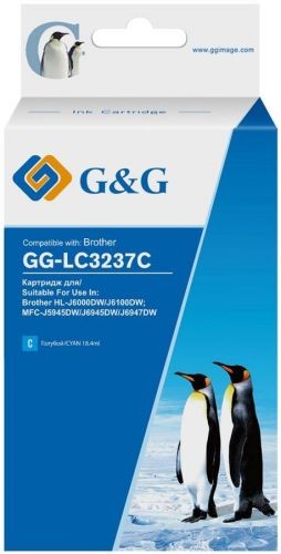 Картридж G&G GG-LC3237C голубой совместимый Brother HL-J6000DW J6100DW