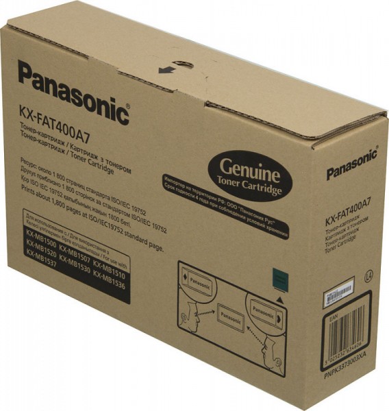 Panasonic KX-FAT400A Тонер-картридж для KX-MB1500, MB1507, MB1520, 1800 стр.