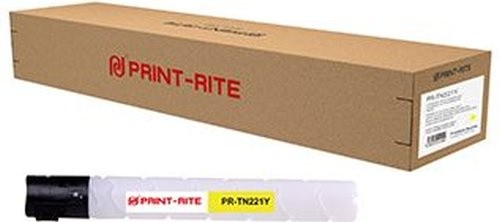 Картридж Print-Rite PR-TN221Y желтый 25000стр для Konica Minolta Bizhub C227 C287